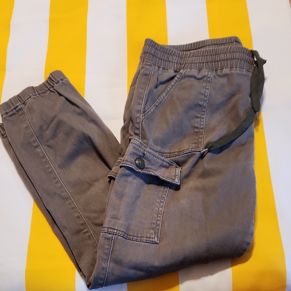 Women's Casual Gray Cargo Pants
